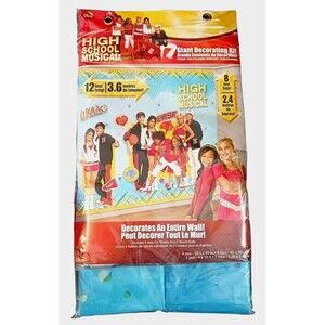 NEW High School Musical Entire Wall Room Decorating Kit Party Backdrop 12 Ft NOS